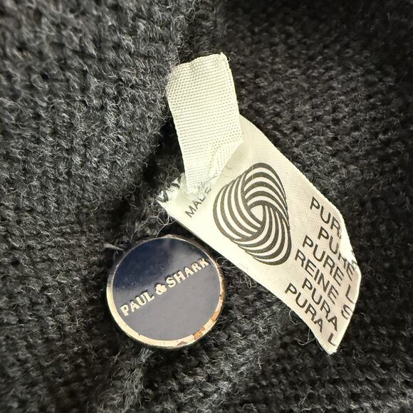 Paul & Shark Yachting Cardigan Sweater | Merino Wool Nautical Coastal Prep | L - Picture 5 of 9